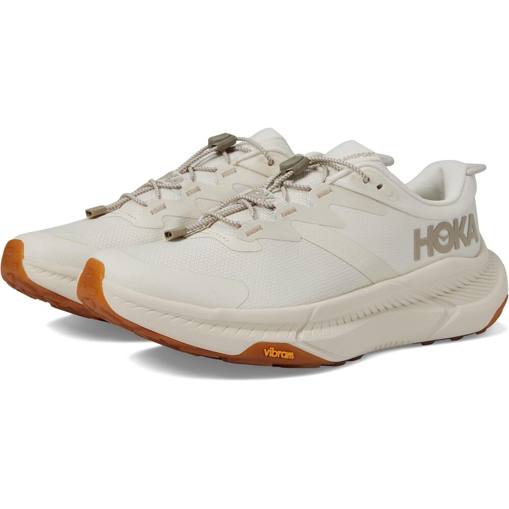 Hoka Women's Transport Running Athletic Sneakers EggShell Beige NEW 8 D WIDE